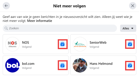 Schakelaar voor volgen